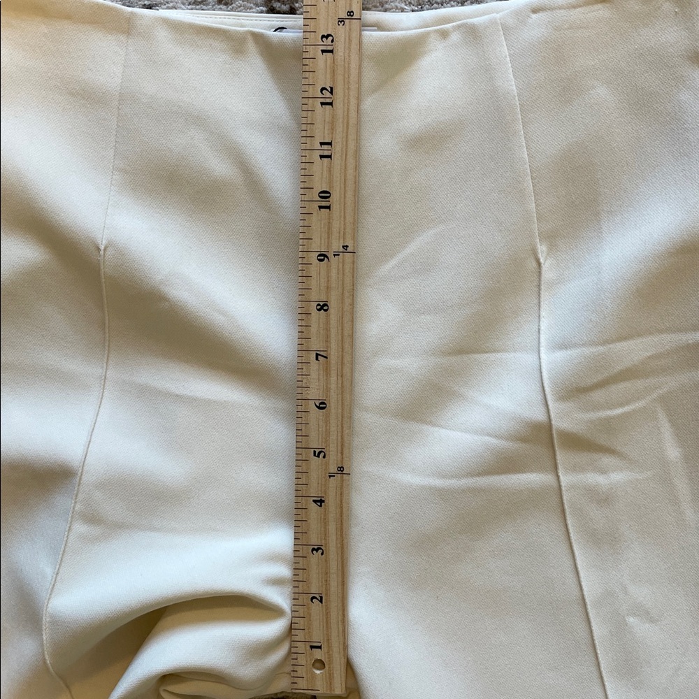 16Arlington Brisbane High Rise Flared Trouser Pants in Milk Ivory Size‎ 14 - Picture 13 of 16